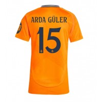 Fotballdrakt Dame Real Madrid Arda Guler #15 Bortedrakt 2024-25 Kortermet